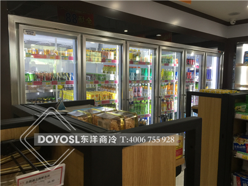 廣州市番禺區屏都加油站飲料倉儲柜-飲料冷藏倉儲柜案例